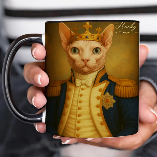 Custom Photo Great Captain Cat Mug Gift For Cat Lovers