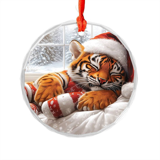 Tiger Sleeping In Bed Design 3