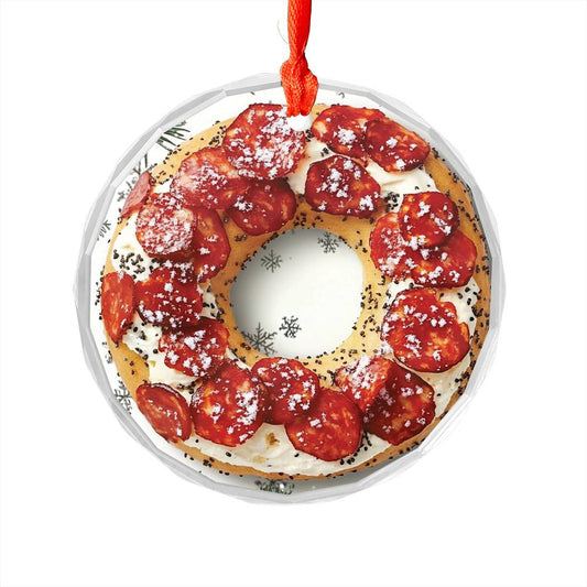 Bagel with Cream Cheese and Lox Close up Design 1
