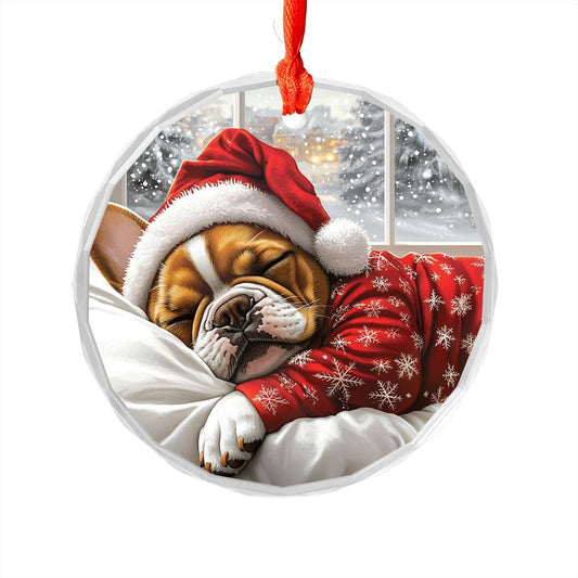 French Bulldog Sleeping In Bed Design 3