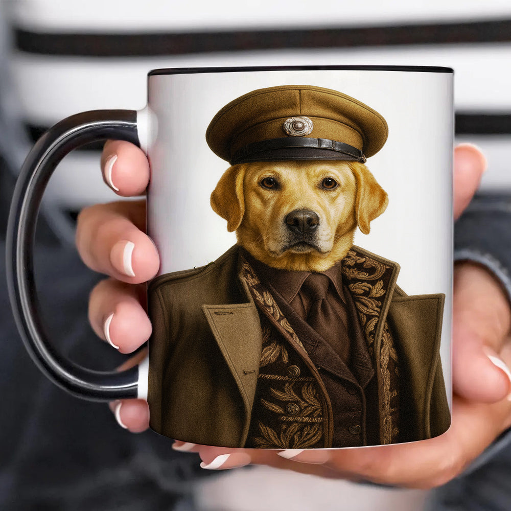 Custom Photo Captain Dog Mug