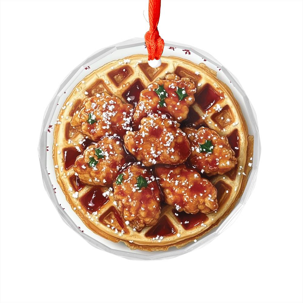 Chicken and Waffles Close up Design 3