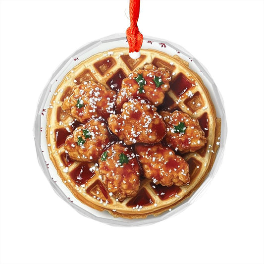 Chicken and Waffles Close up Design 3