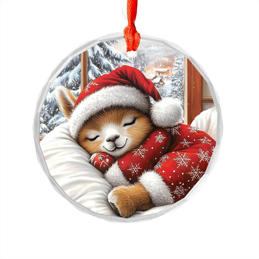 Alpaca Sleeping In Bed Design 4