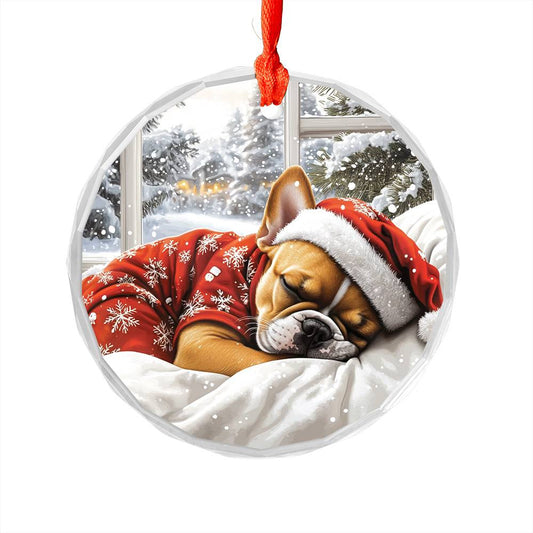 French Bulldog Sleeping In Bed Design 2