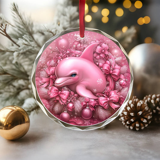 Dolphin Pink Christmas Design