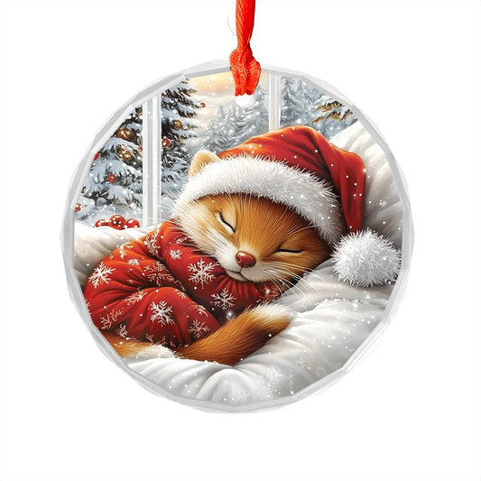 Weasel Sleeping In Bed Design 1
