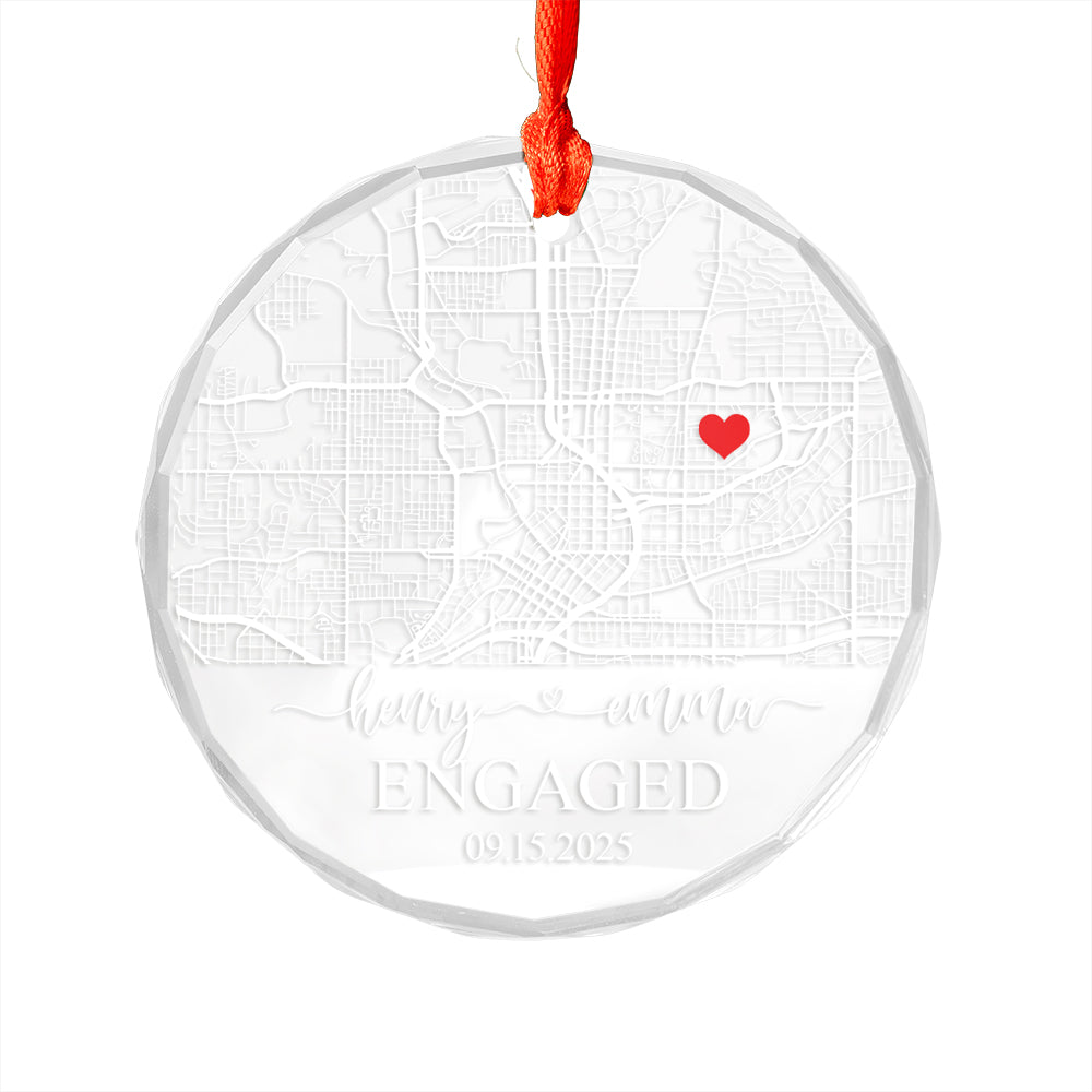 Personalized City Map Name And Date Couple