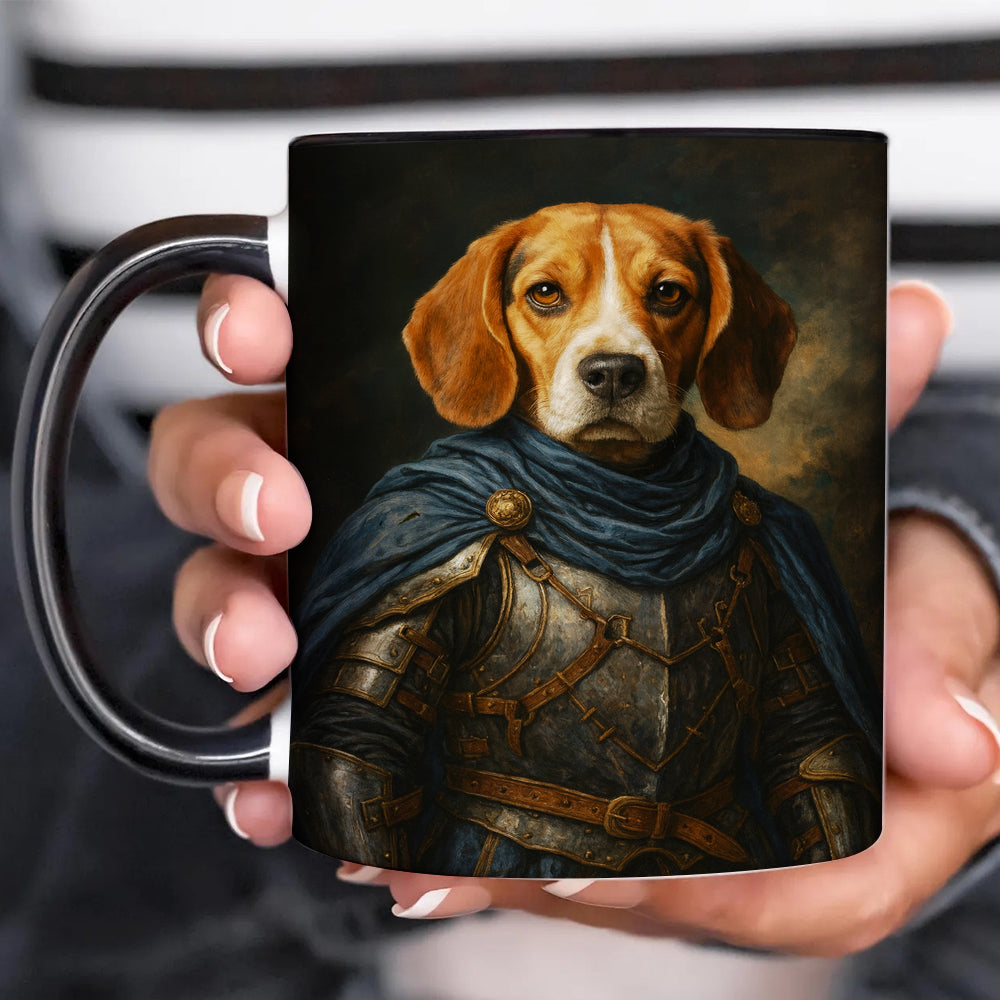 Custom Dog Photo Viking Mug _ Gift For Dog Lovers