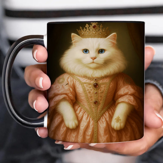 Custom Cat Queen Royal Mug