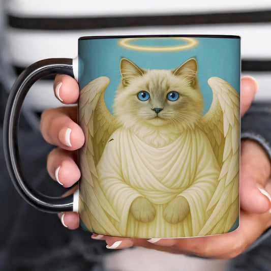 Custom Cat Photo Memorial Mug _ Memorial Gift For Cat