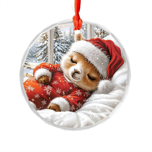 Alpaca Sleeping In Bed Design 1