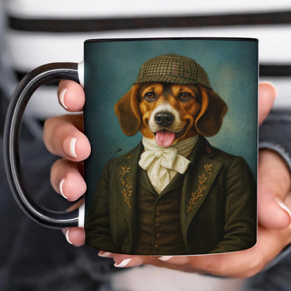 Custom Photo Detective Dog Mug Gift For Dog Lovers