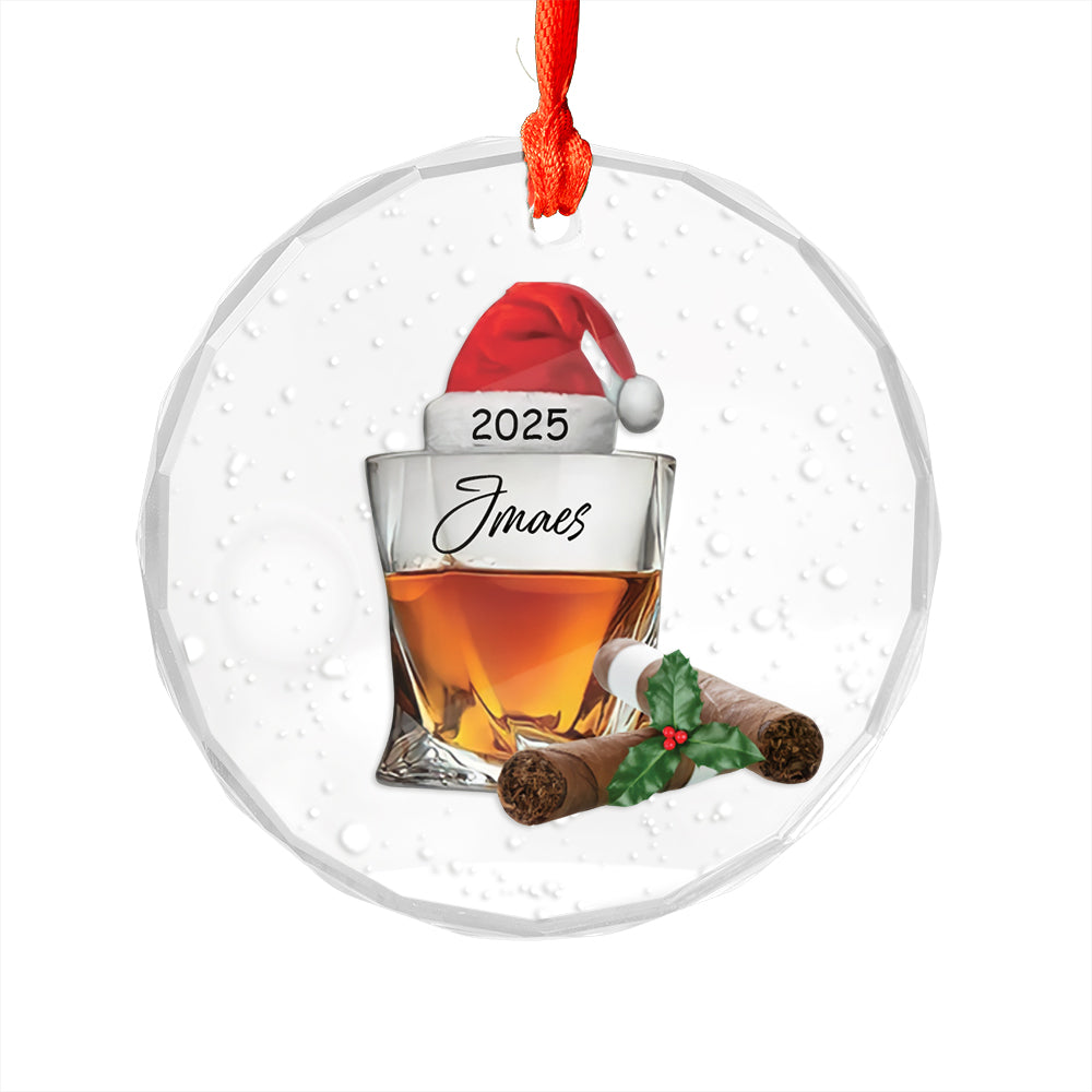 Custom Name Bourbon And Cigar Lover