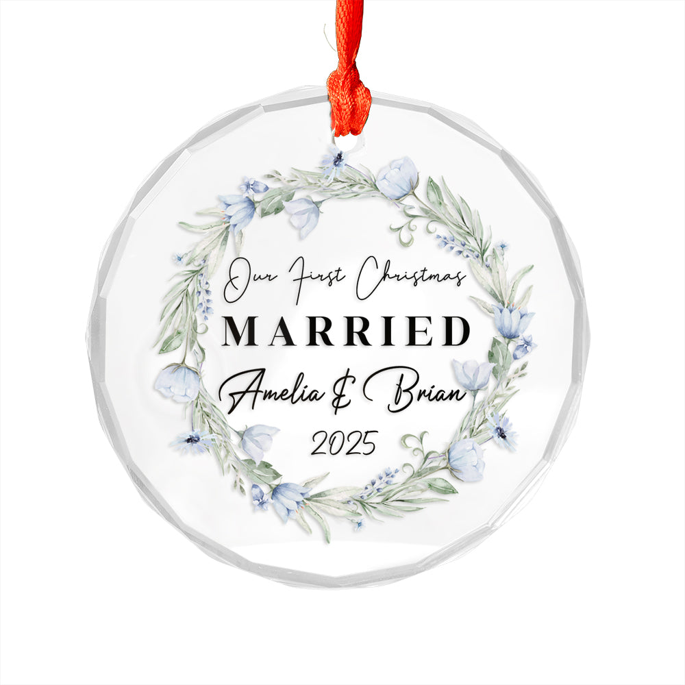 Custom Couple First Christmas Together
