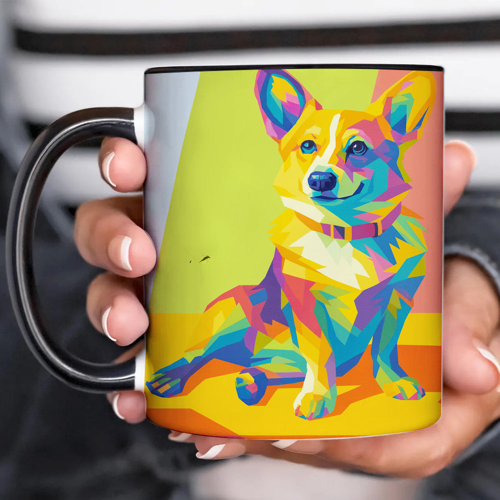 Custom Photo Pop Art Mug Gift For Dog Lovers