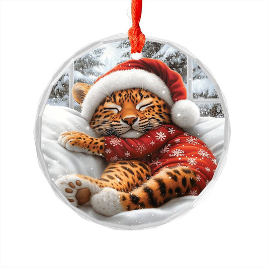Leopard Sleeping In Bed Design 2