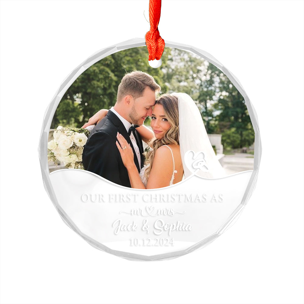 Personalized Couple First Christmas