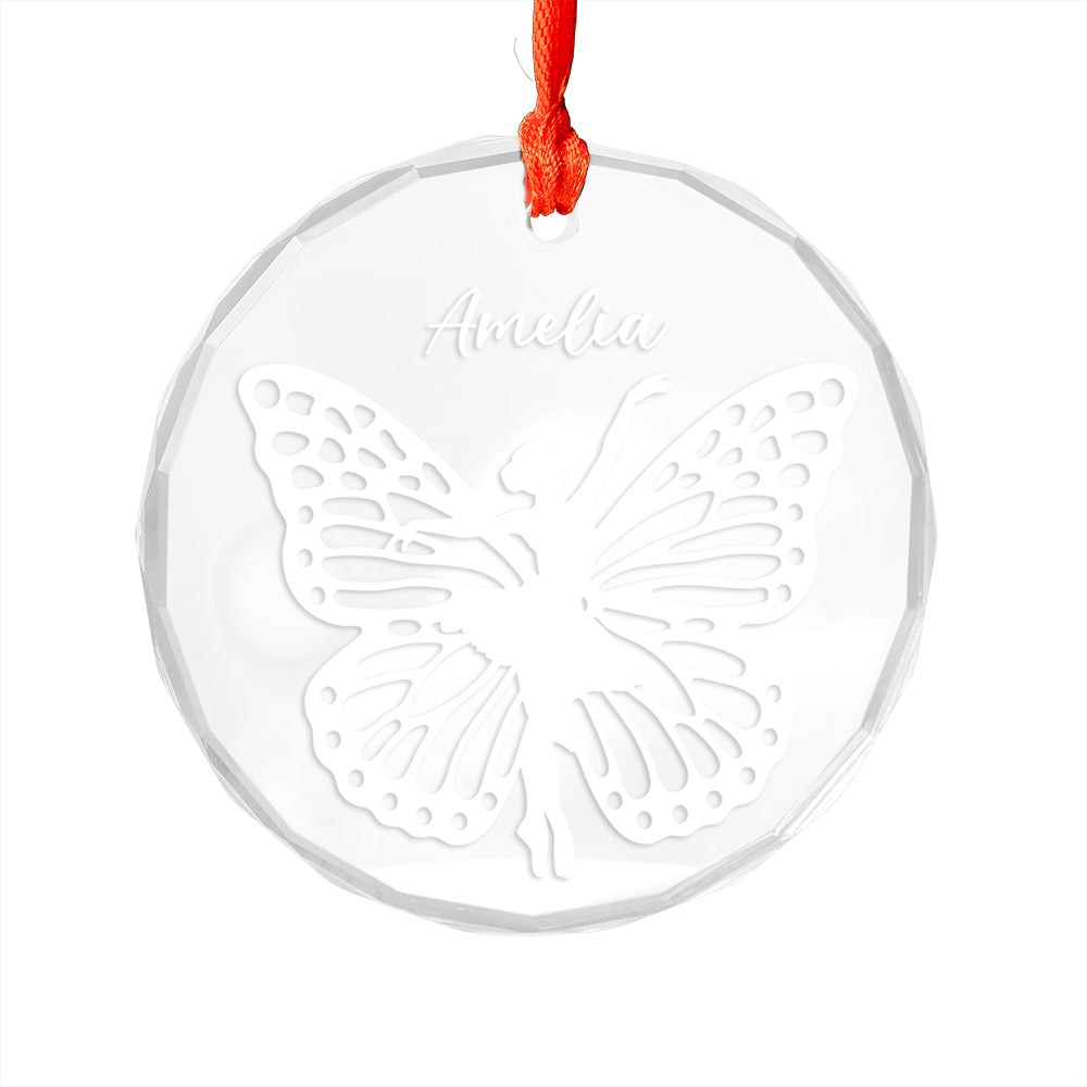 Custom Name Ballet Dancer Butterfly Art