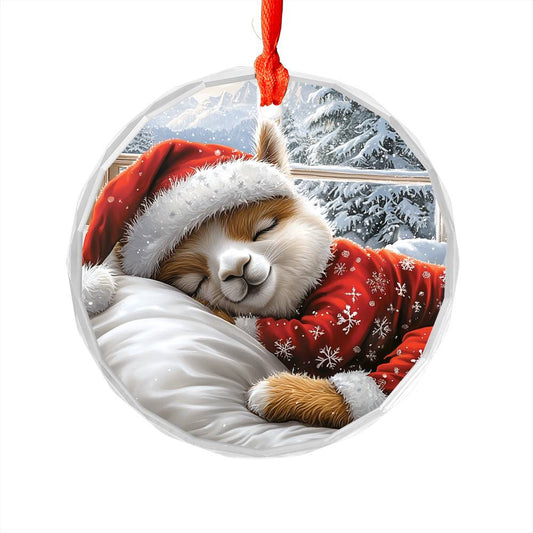 Alpaca Sleeping In Bed Design 3