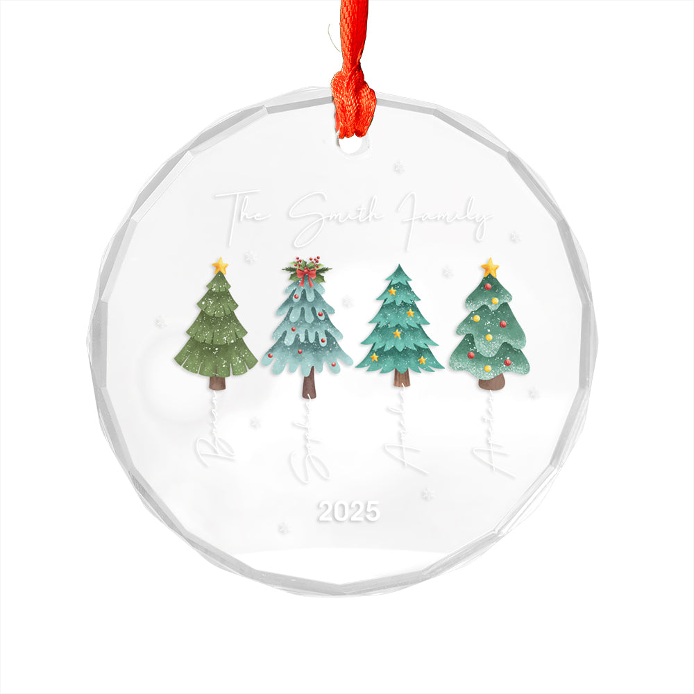 Custom Name Family Xmas Tree