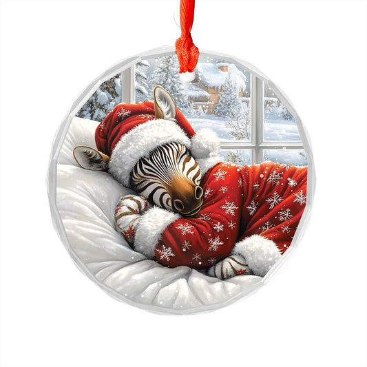 Zebra Sleeping In Bed Design 1