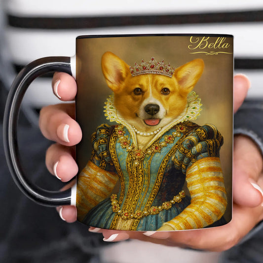 Custom Photo Sapphire Queen Dog Mug Gift For Dog Lovers