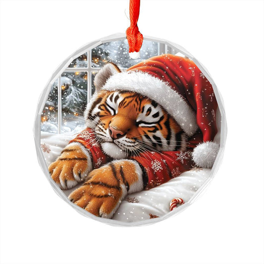 Tiger Sleeping In Bed Design 2