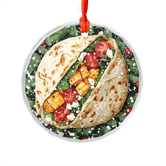 Chicken Caesar Wrap Close up Design 3