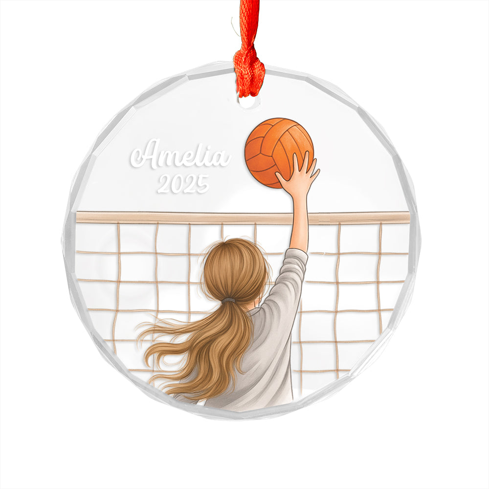 Custom Name Volleyball Player