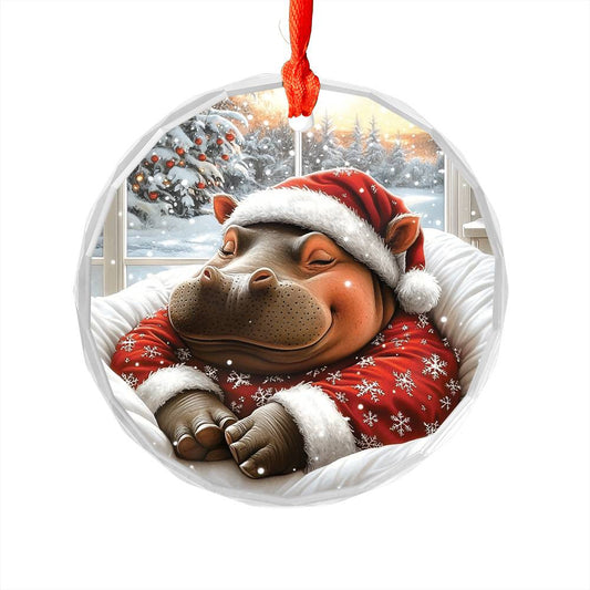 Hippo Sleeping In Bed Design 3