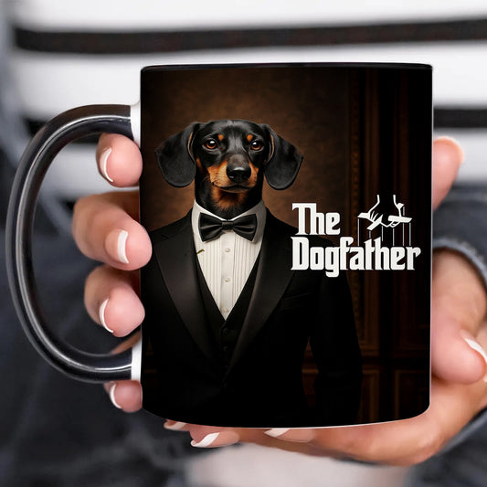 Custom Photo Dog Father Mug _ Gift For Dog Lovers