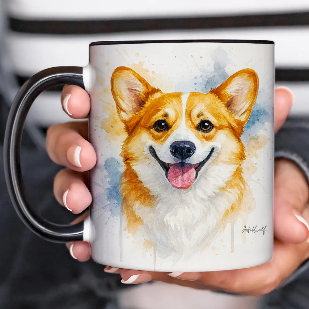 Custom Photo Dog Watercolor Artwork