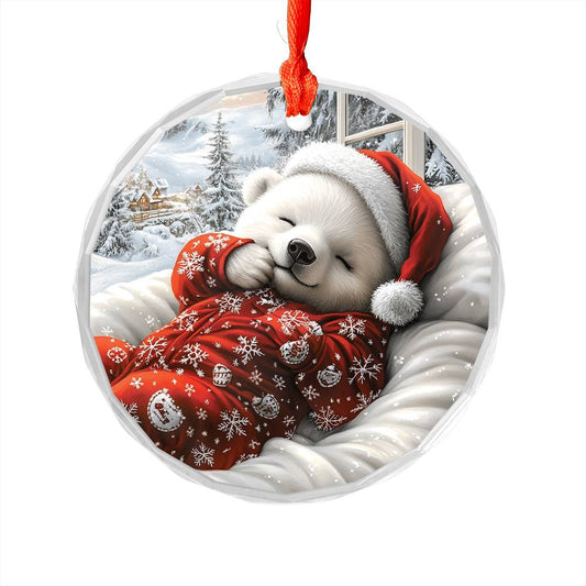 Polar Bear Sleeping In Bed Design 1