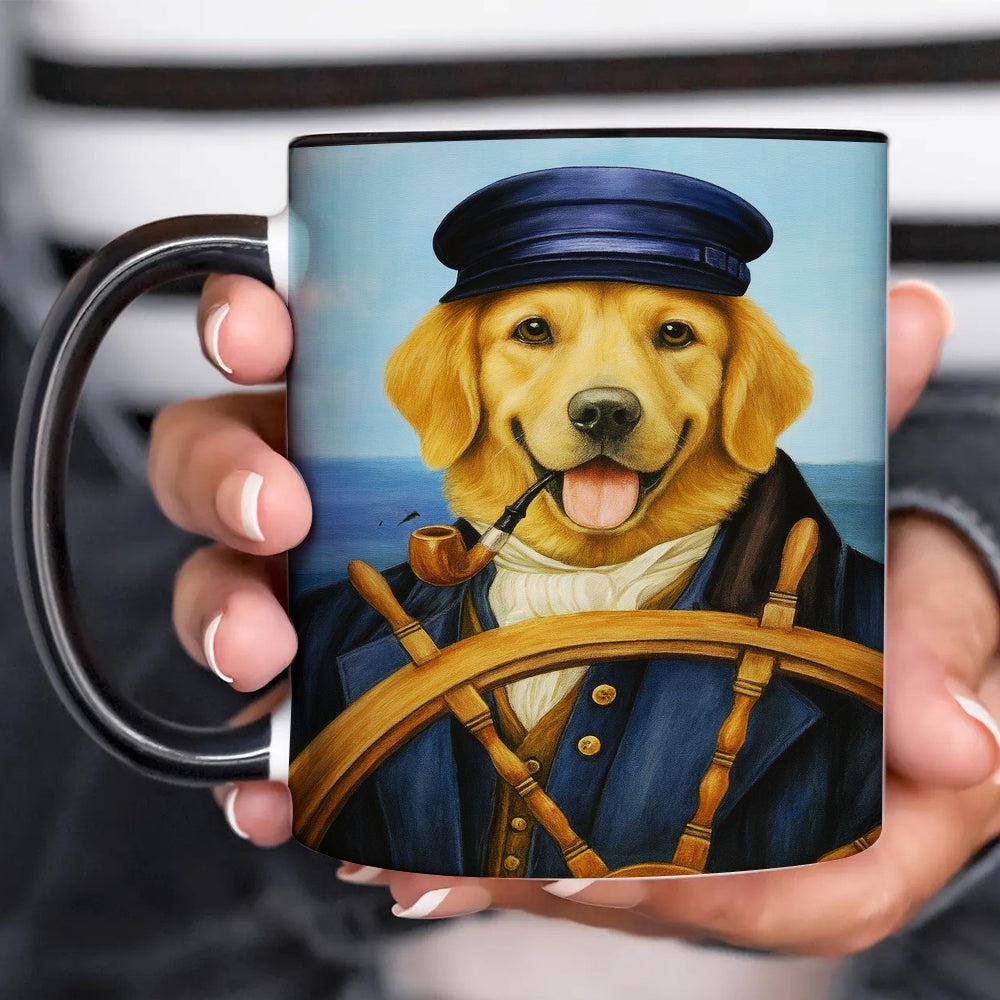 Custom Photo Sailor Dog Mug Gift For Dog Lovers