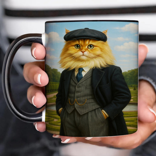 Custom Photo Pawky Blinder Cat Mug