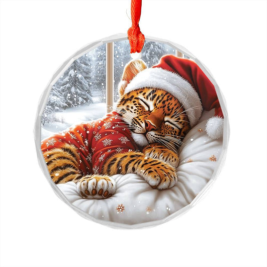Leopard Sleeping In Bed Design 3