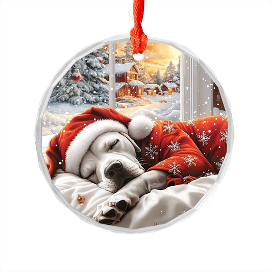 Great Dane Dog Sleeping In Bed Design 2