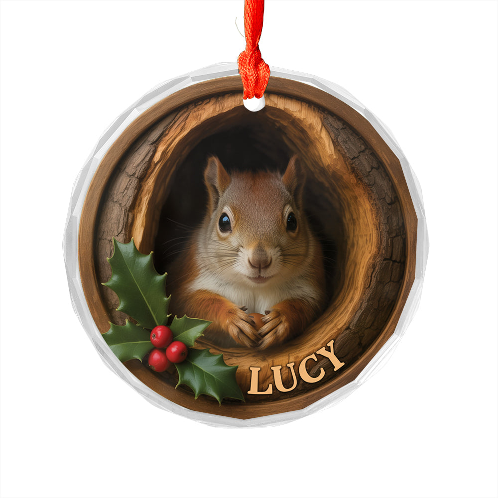 Custom Name Squirell Xmas