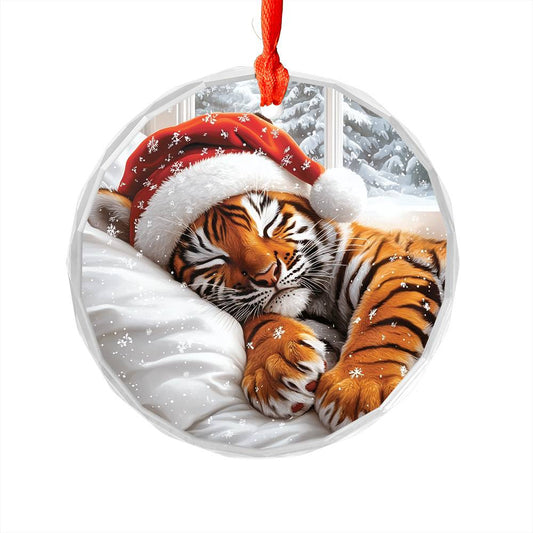 Tiger Sleeping In Bed Design 1