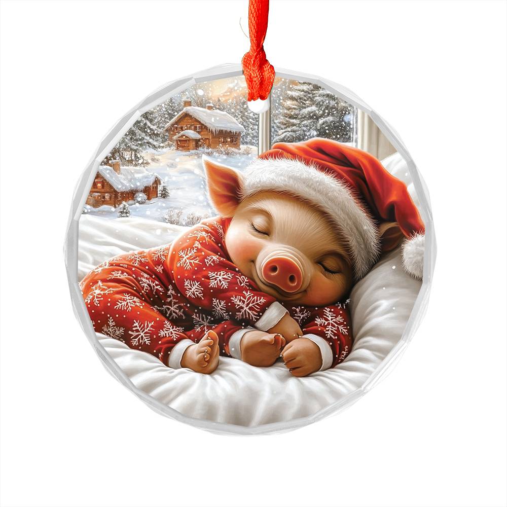 Pig Sleeping In Bed Design 3