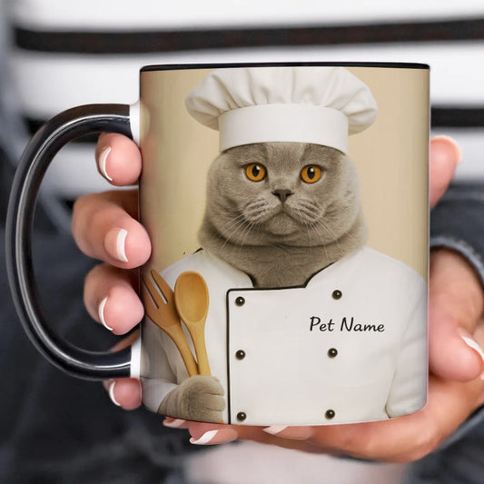 Custom Photo Cat Chef For Cat Lover