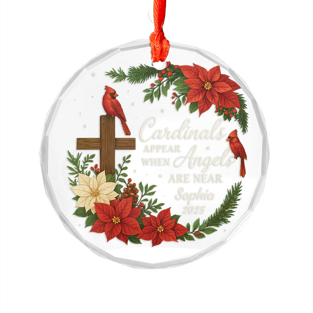 Custom Memorial Cardinal For Family, Dad, Mom