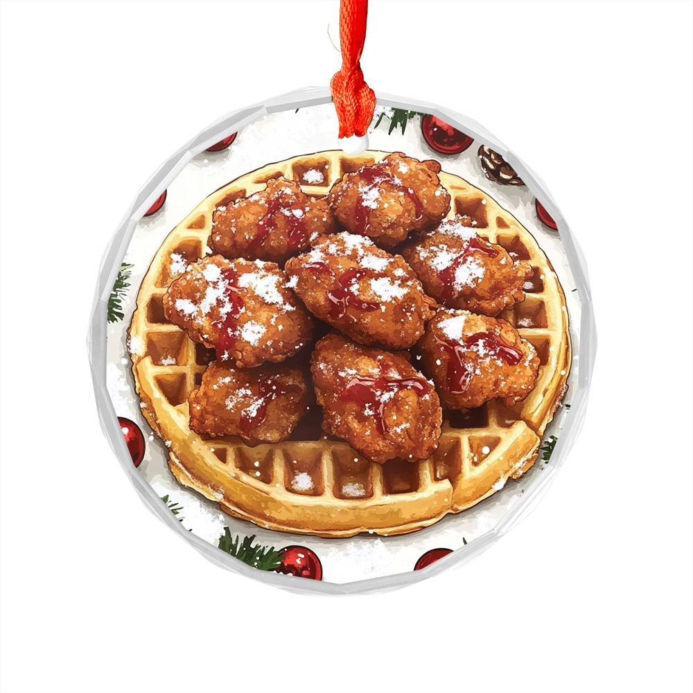 Chicken and Waffles Close up Design 1
