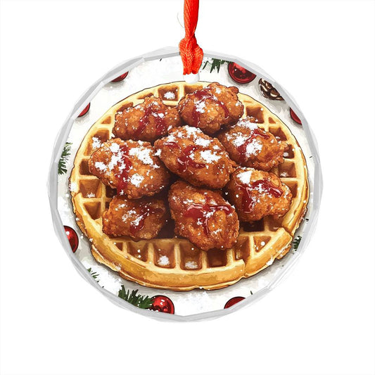 Chicken and Waffles Close up Design 1