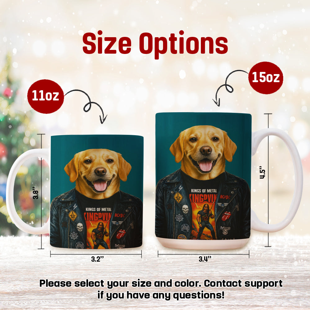 Custom Photo Dog Rock n Roll Mug