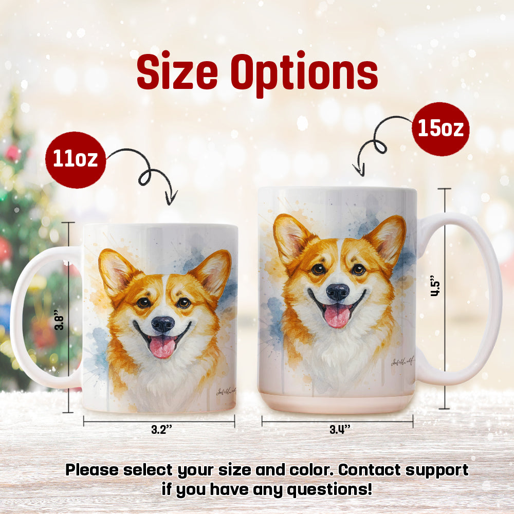 Custom Photo Dog Watercolor Artwork