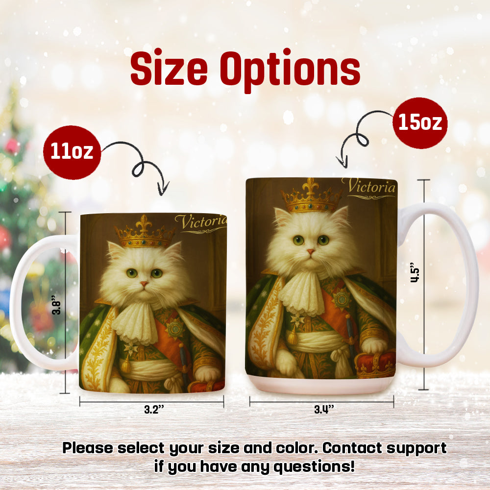 Custom Photo Napoleon Cat Mug Gift For Cat Lovers