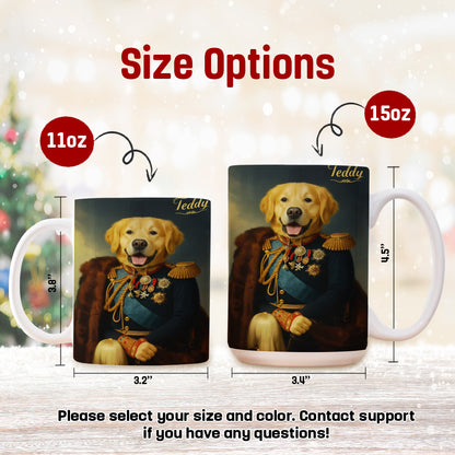 Custom Photo Imperial Minister Dog Mug Gift For Dog Lovers