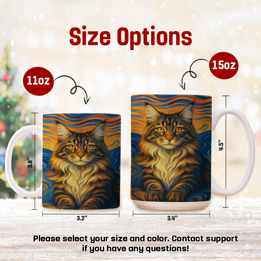 Custom Cat Portrait Expressionist Art